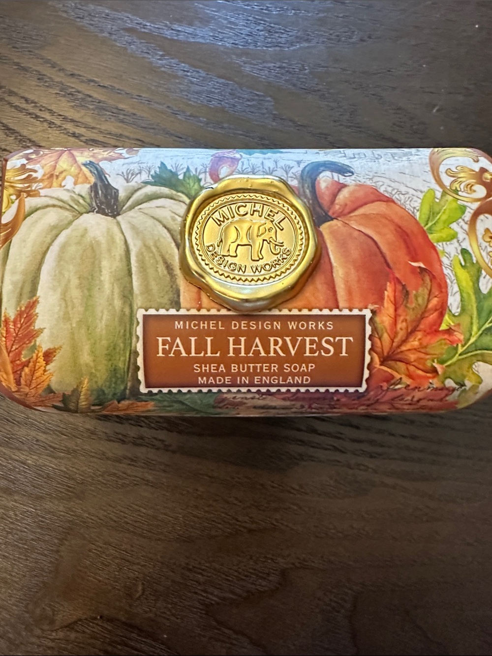 Large fall scent Shea butter bar soap